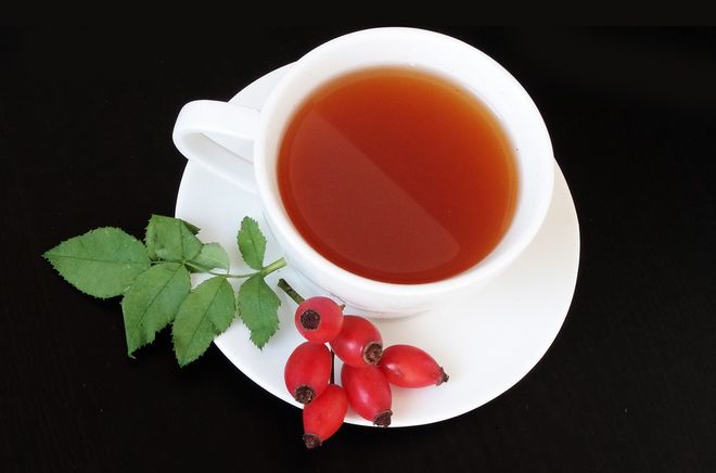 Чай с плодами шиповника